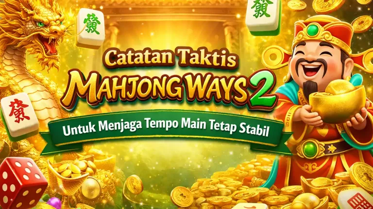 Catatan Taktis Mahjong Ways 2 Untuk Menjaga Tempo Main Tetap Stabil